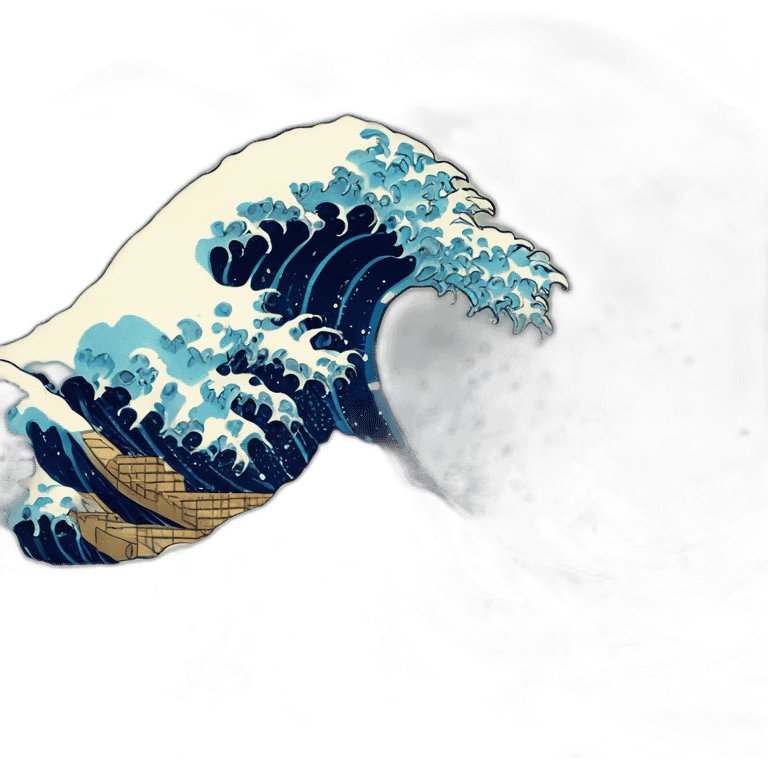 The Great Wave off Kanagawa emoji