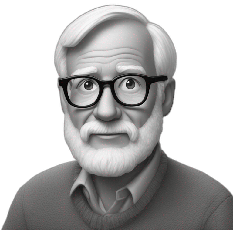 Ansel Adams with glasses emoji