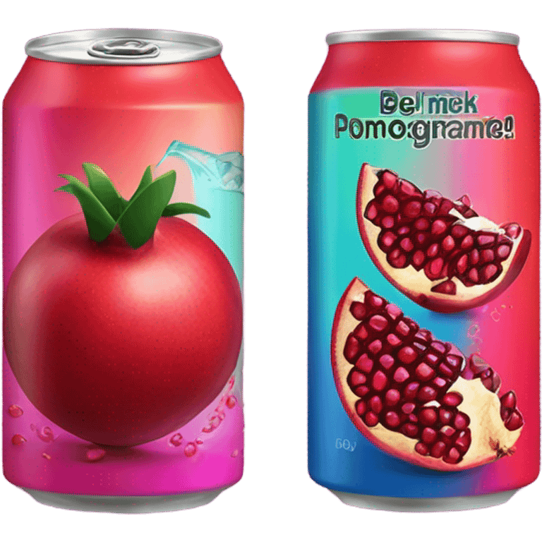 Pomegranate Piranha Energy Drink  emoji