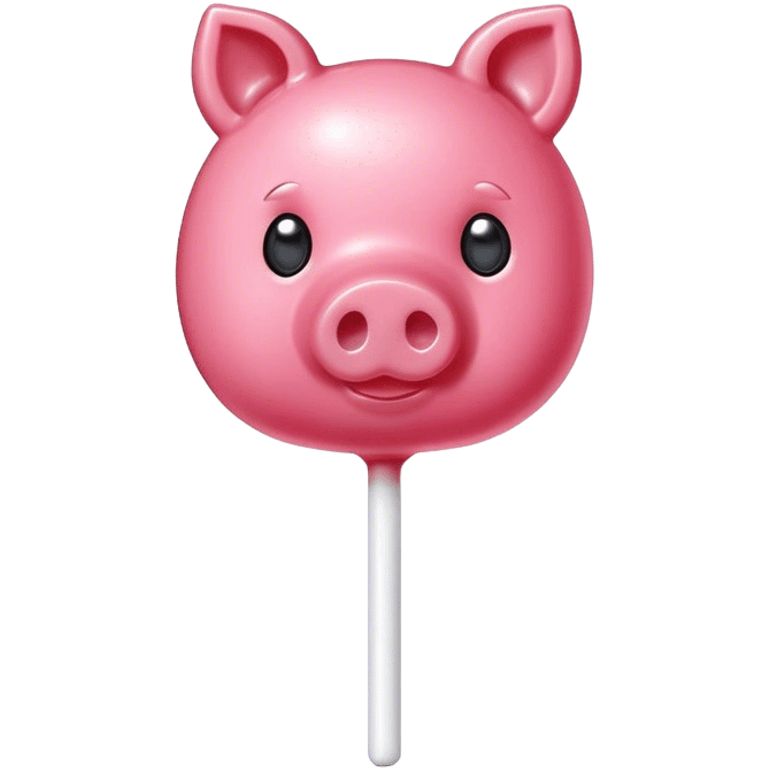 pink spam gummy pig lollipop  emoji