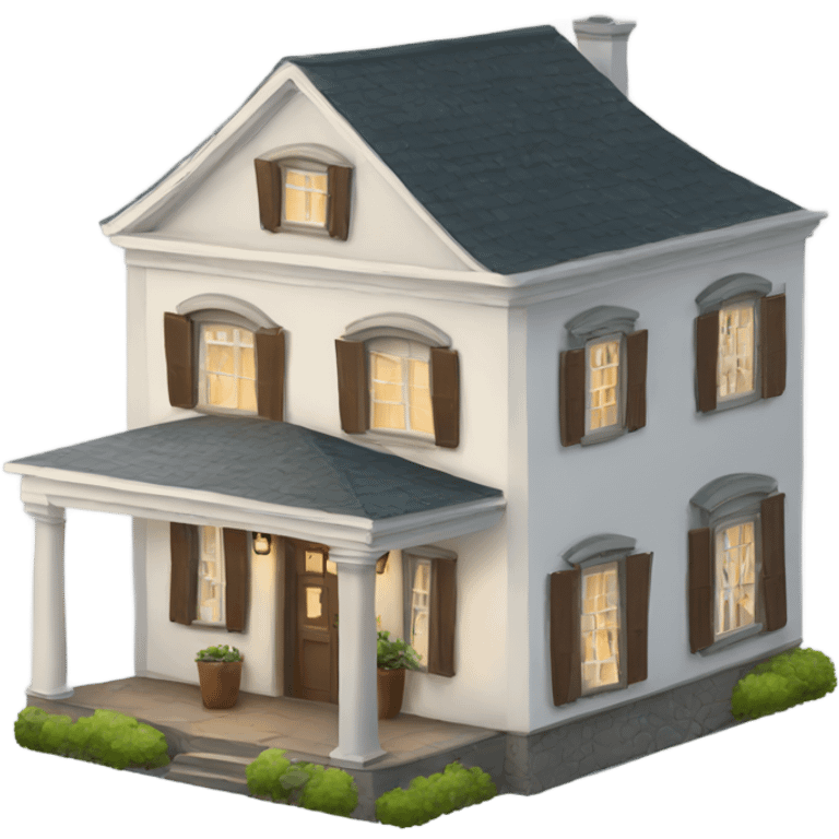 Luxury small house emoji