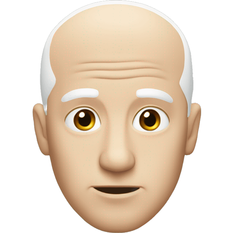 white bald man face palming emoji