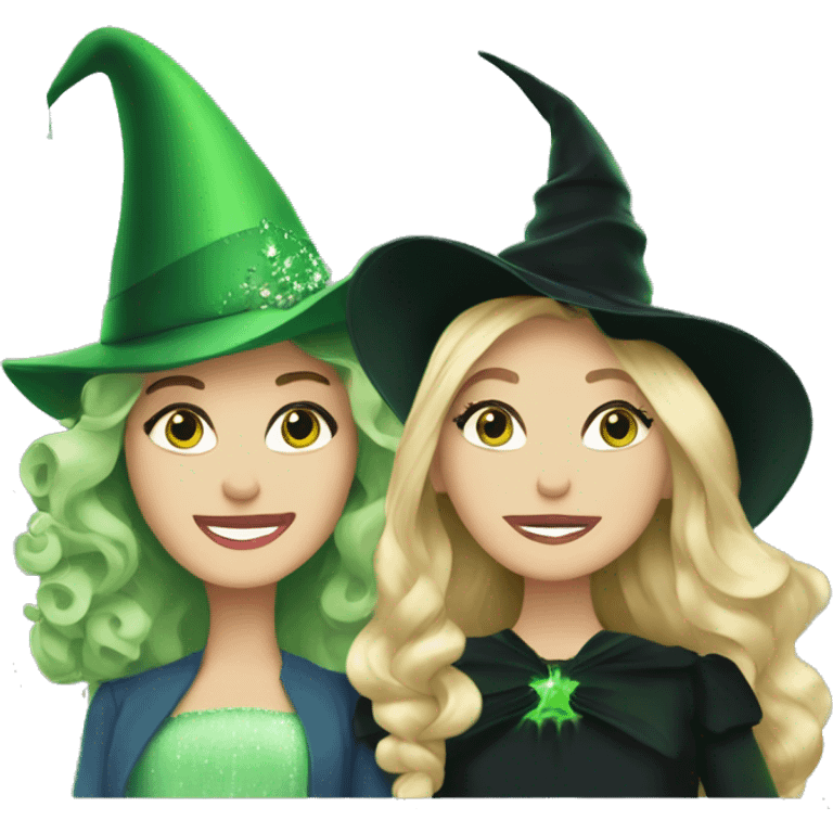 Glinda and elphaba at the movies  emoji