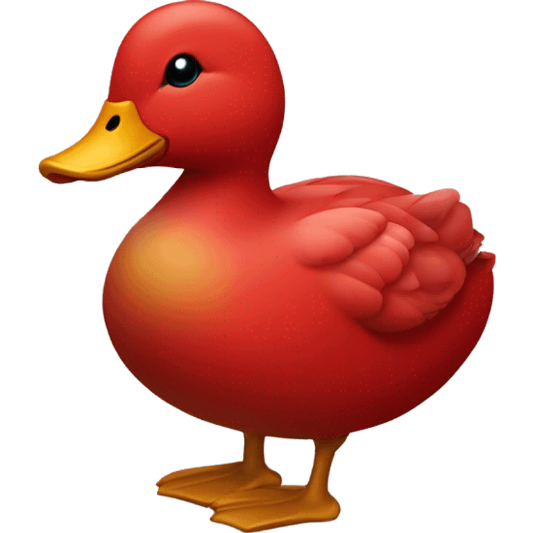 a red duck  emoji