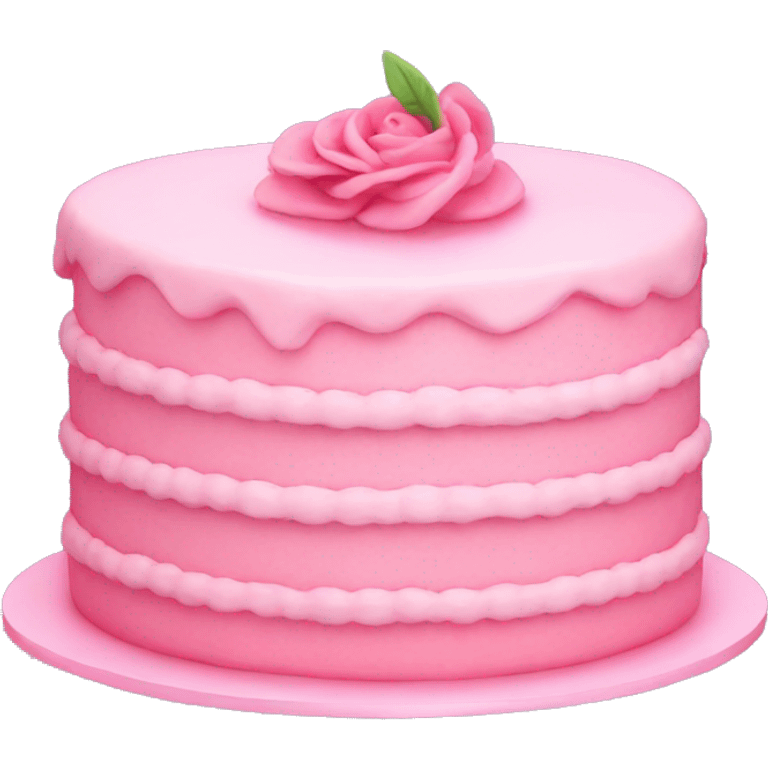 cake pink pastel  emoji