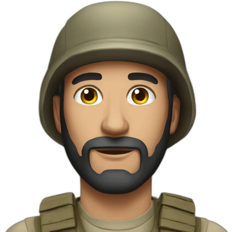 american-prepper-portrait-no-helmet emoji