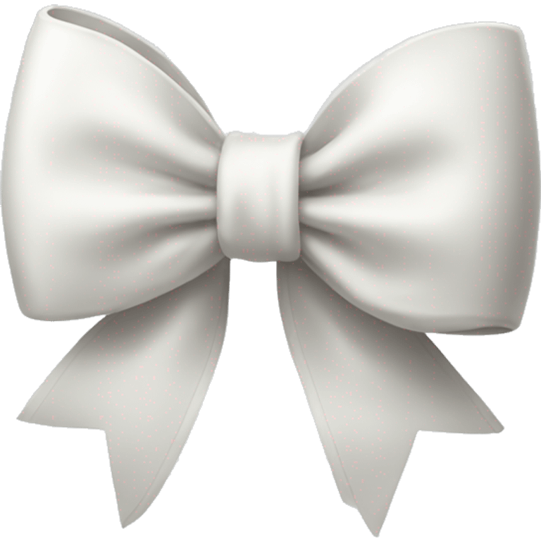 White bow emoji