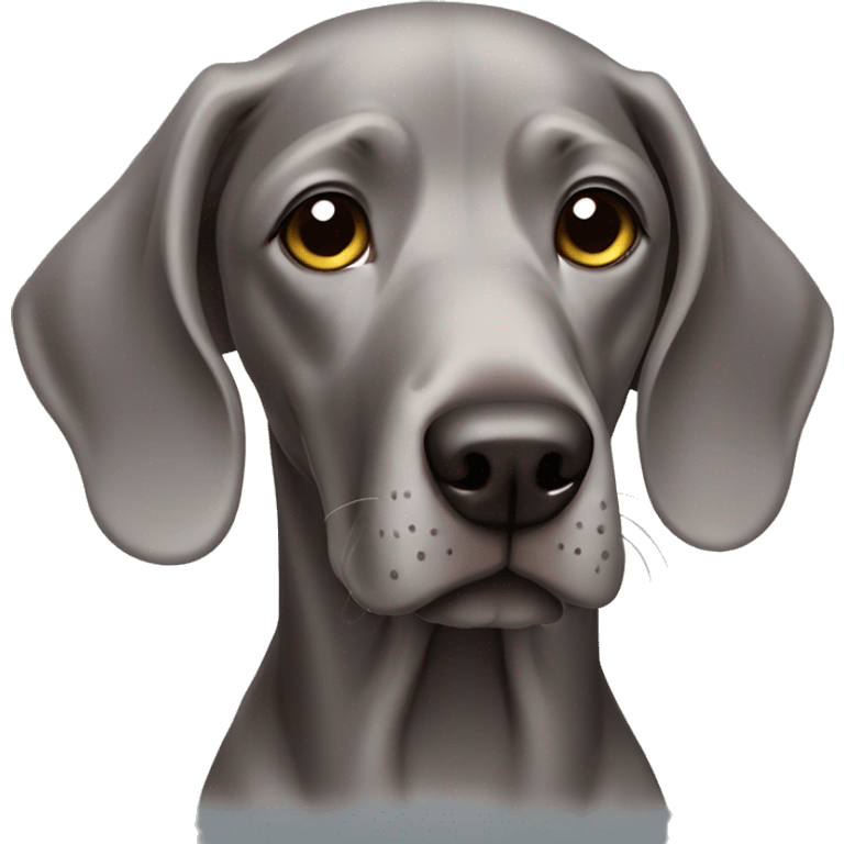 Dog weimaraner emoji