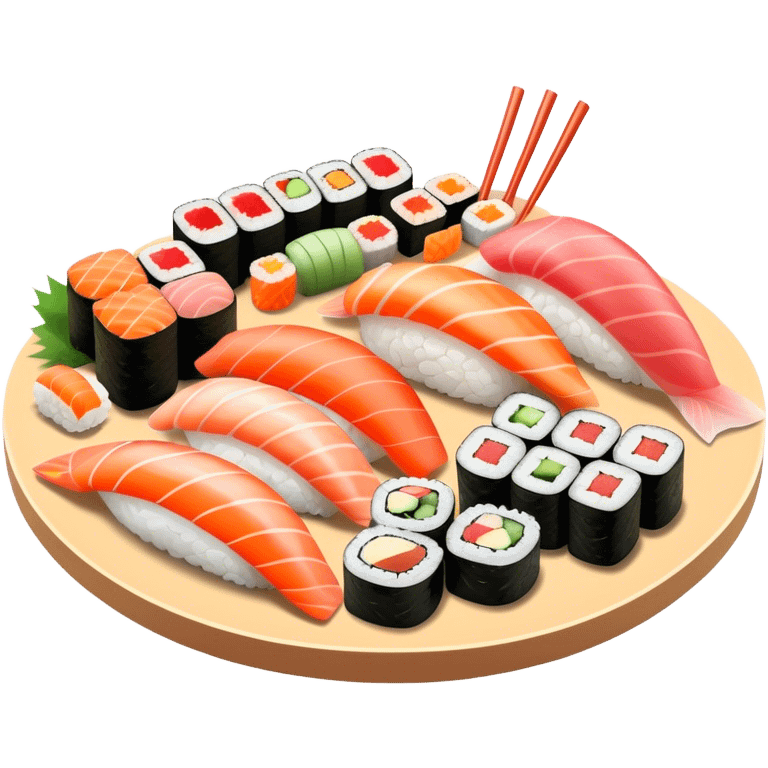 Sushi spread emoji