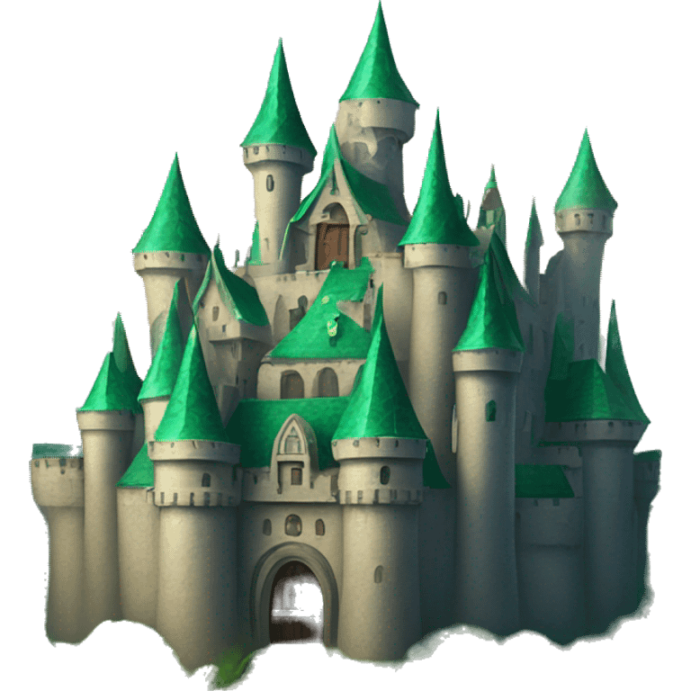 The sorcerer's emerald castle  emoji