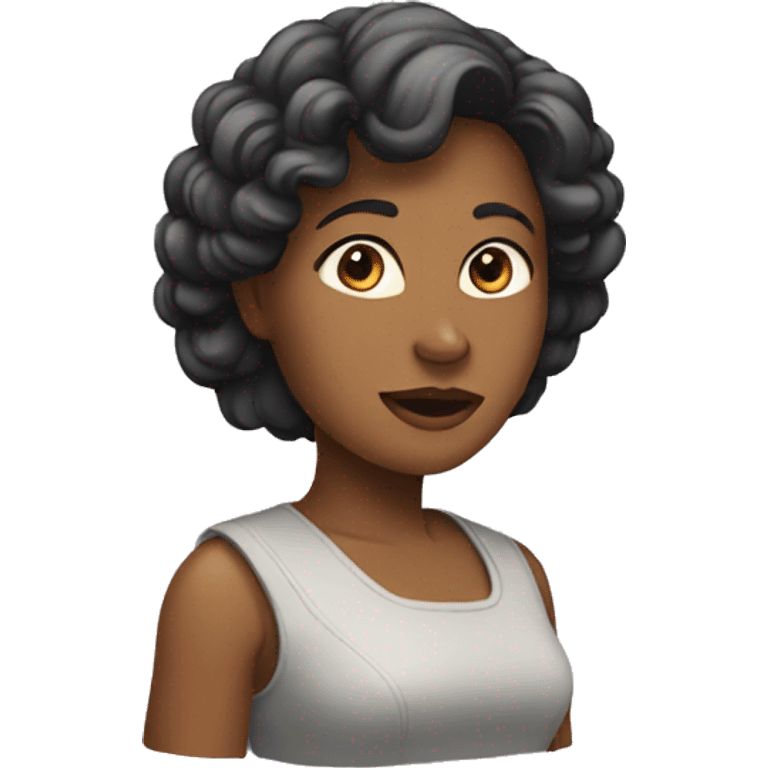 femme qui parle emoji