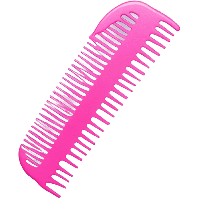 pink comb emoji