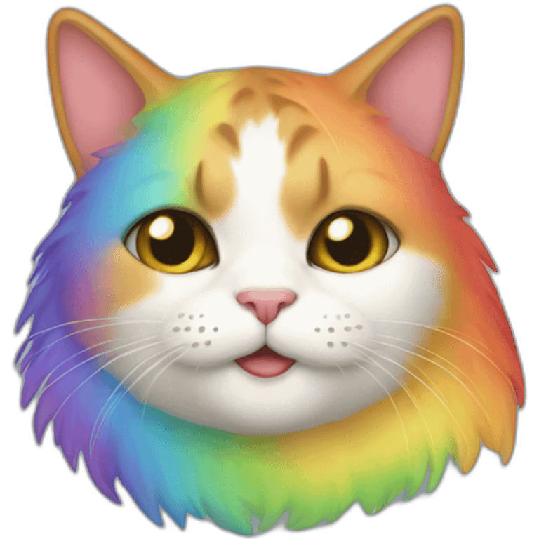 cat rainbow emoji