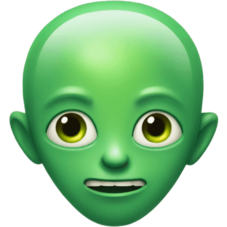  alien, green, ok emoji