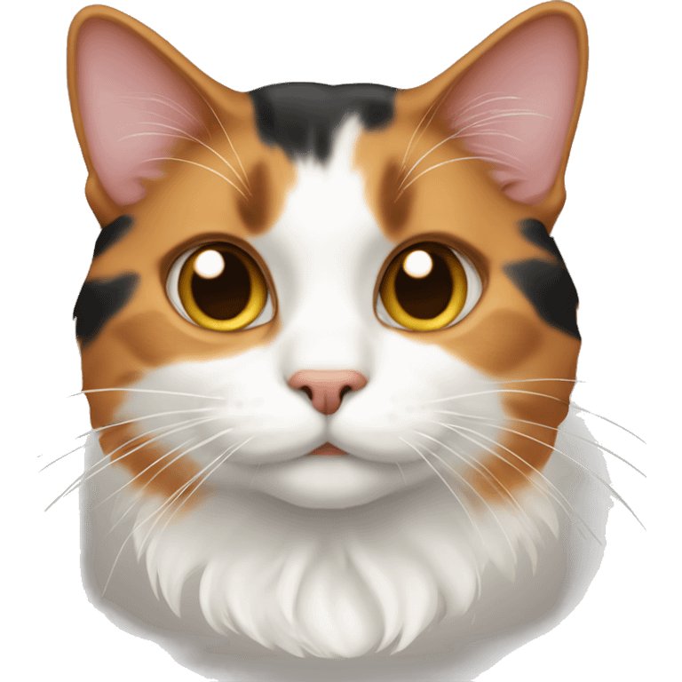 Calico cat emoji