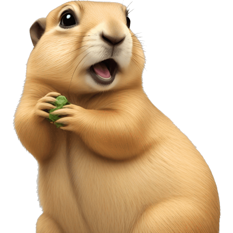 prairie dog chewing on its cage emoji