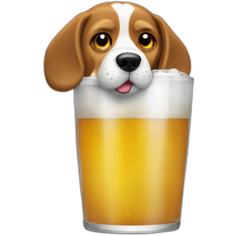 drinking beagle emoji