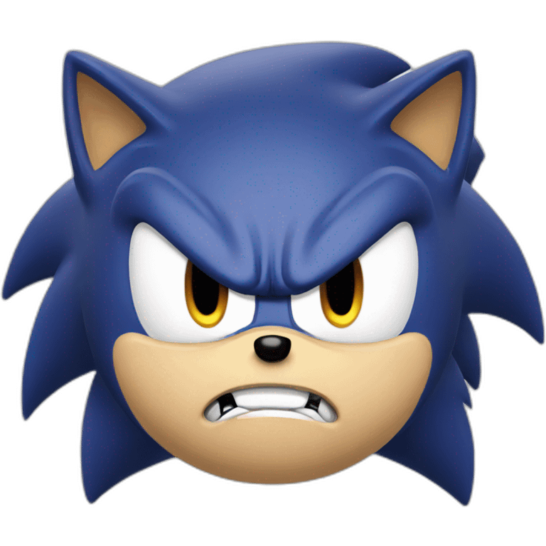 Angry Sonic emoji