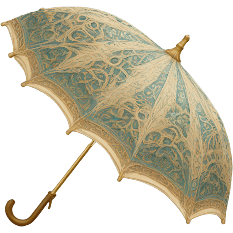 vintage umbrella emoji