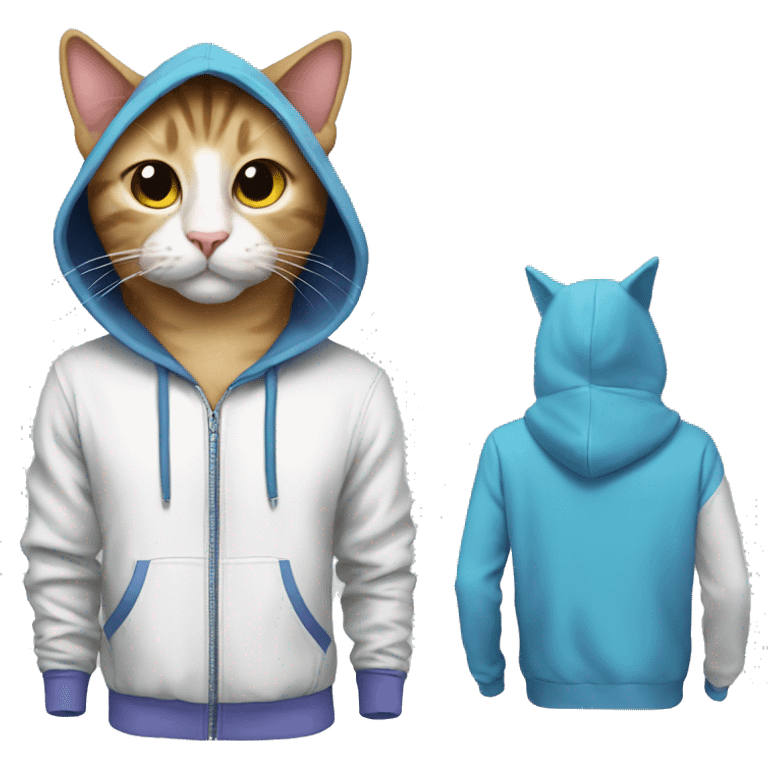 cat an hoodie  emoji