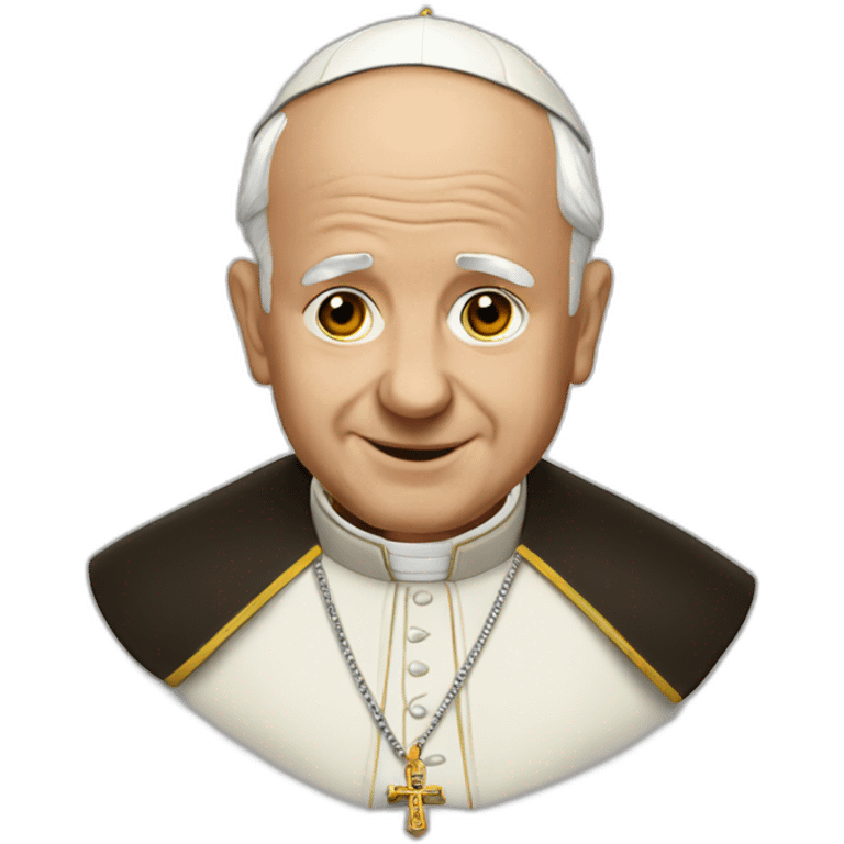 The pope emoji