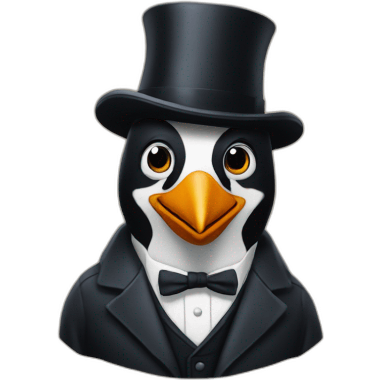 penguin peaky blinders emoji