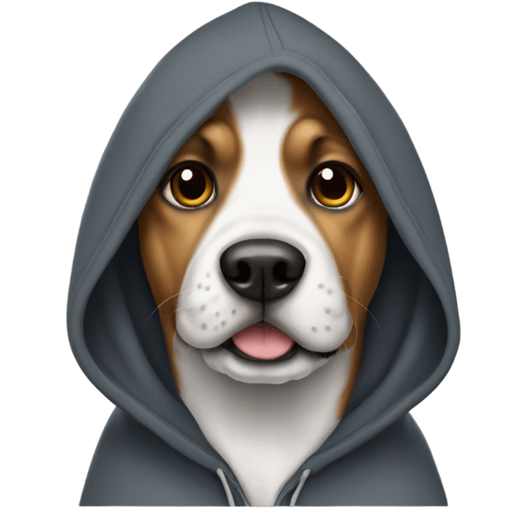 Dog with a hoodie  emoji