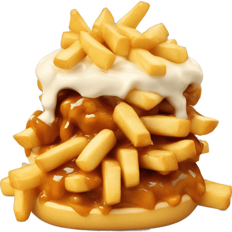 Poutine qui mange du poutine emoji