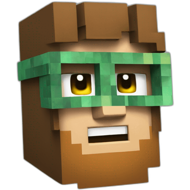 Minecraft gamer emoji