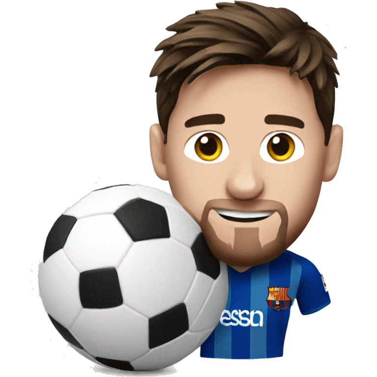 Messi football emoji