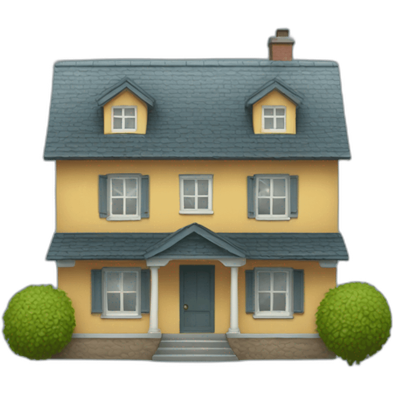 Detached house emoji