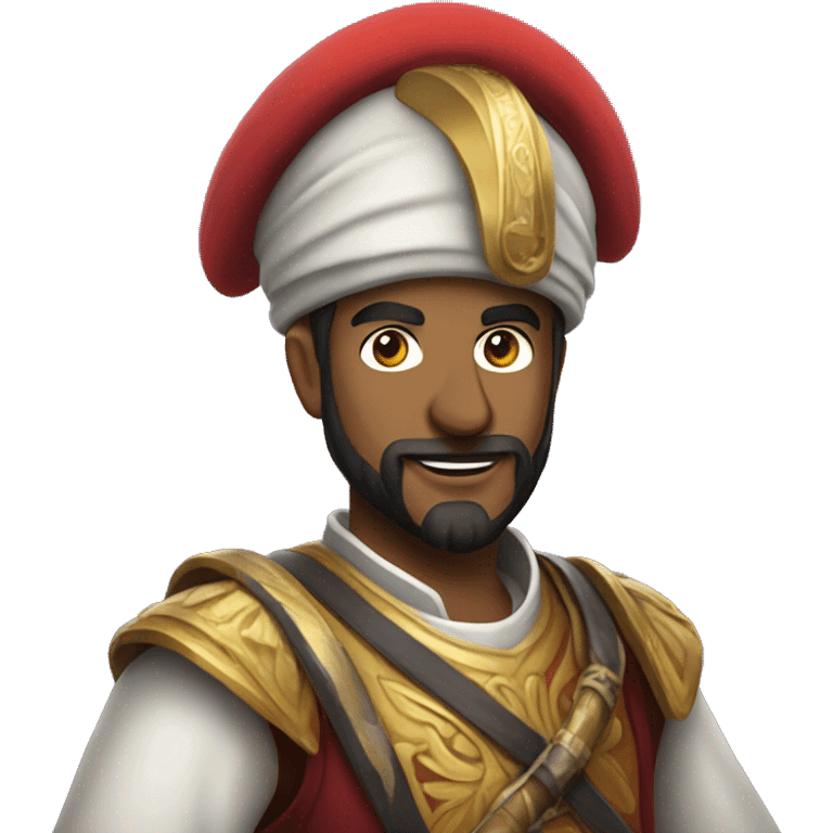 A full-length janissary emoji