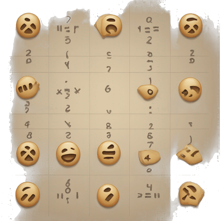 complicated math puzzles emoji