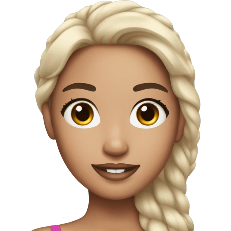 Miss universe with asian skin emoji