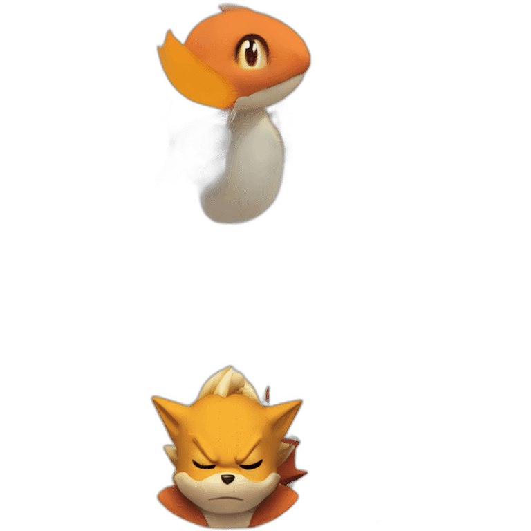 sonic mix with charizard emoji