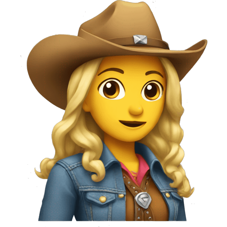 Cowgirl emoji