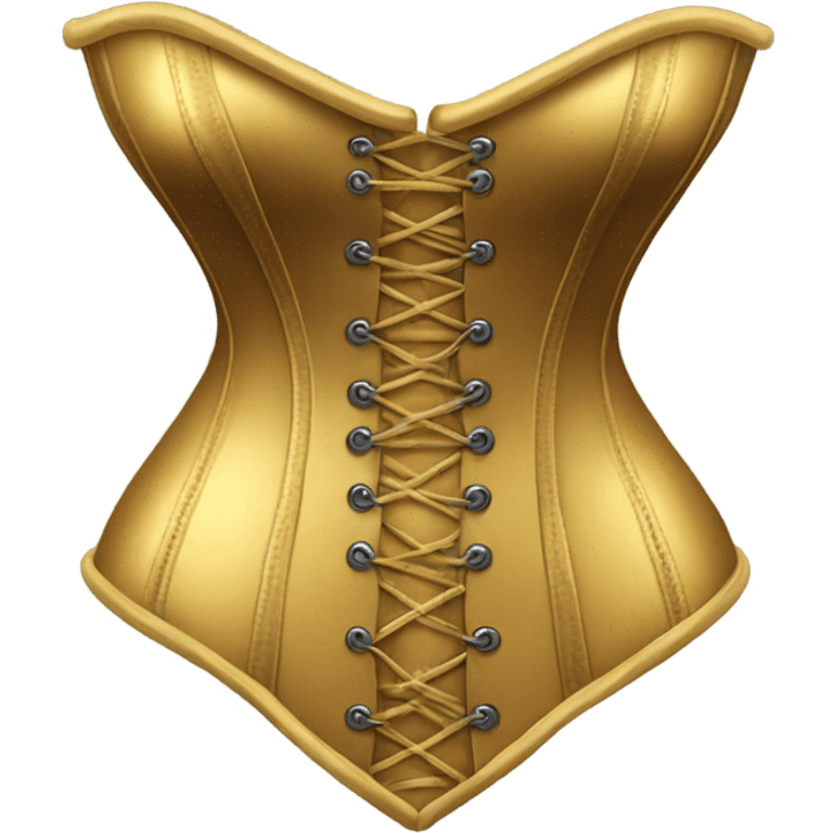 gold corset emoji