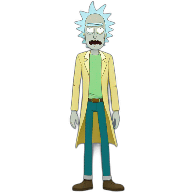 rick and morty full body emoji