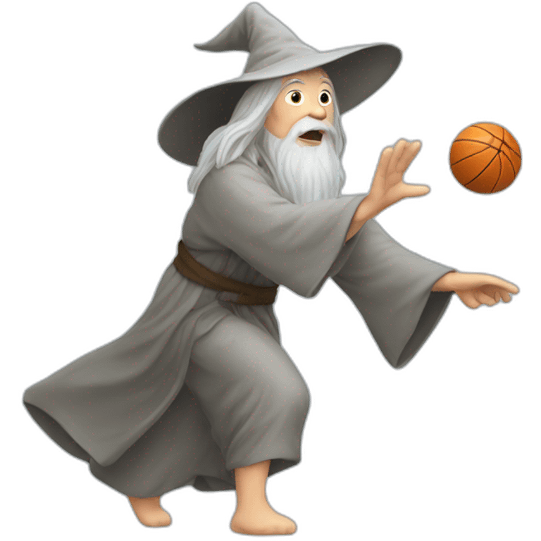 gandalf playing ultimate frisbee emoji