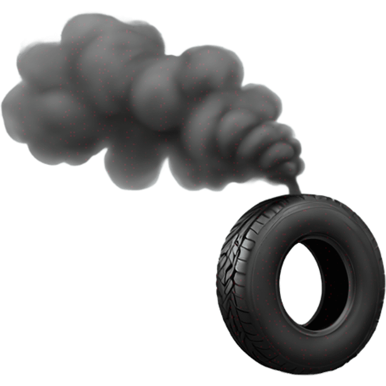 tire smoke emoji