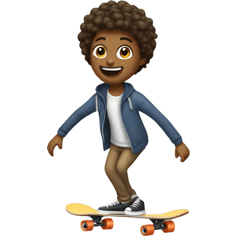 skateboarding lesson emoji