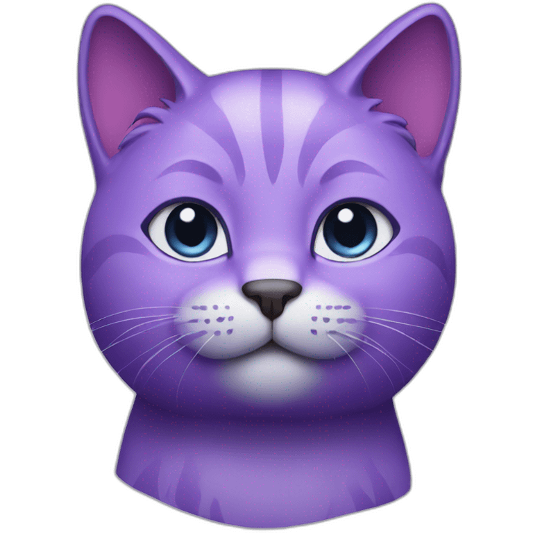 purple cat emoji