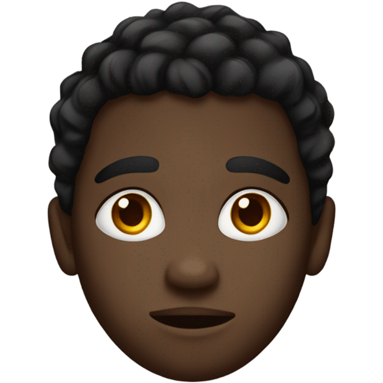 Black kid  with stitches line on forehead emoji