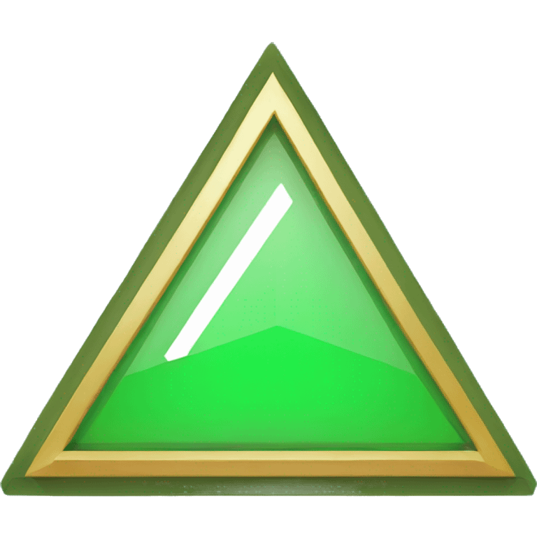 green triangle for kpis plane emoji