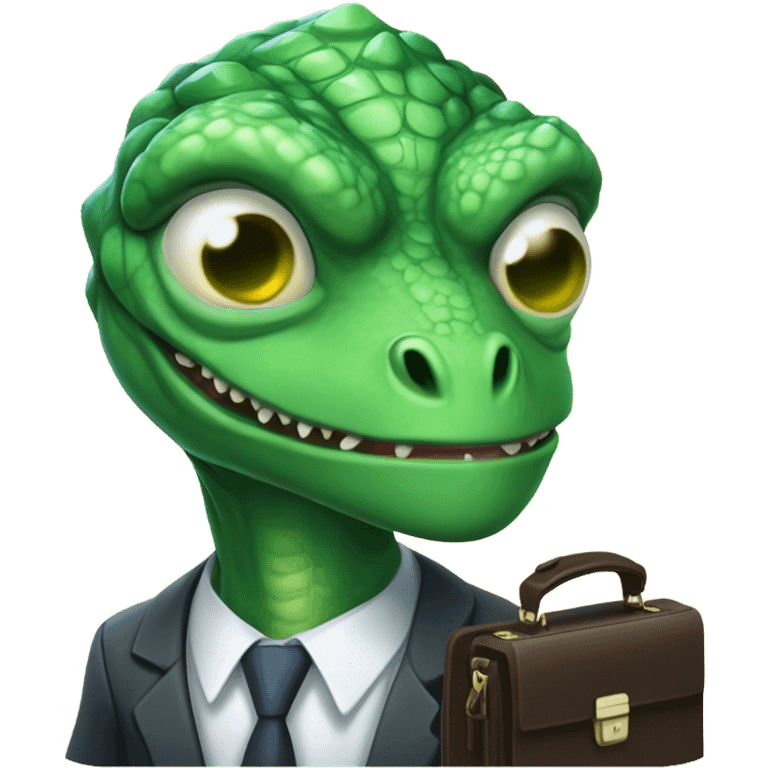 capitalist reptilian banker emoji