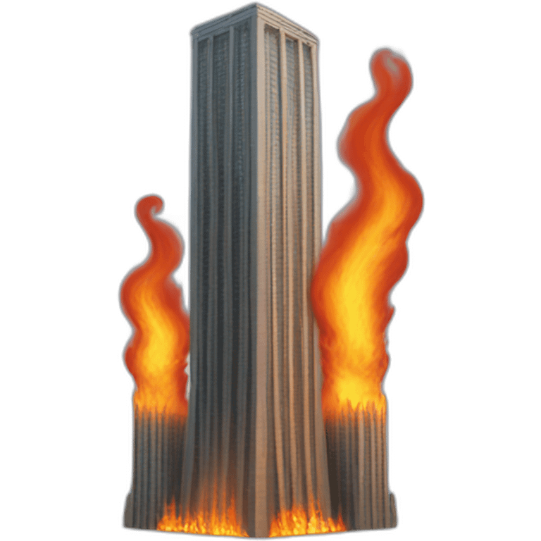 twin-tower-fire emoji