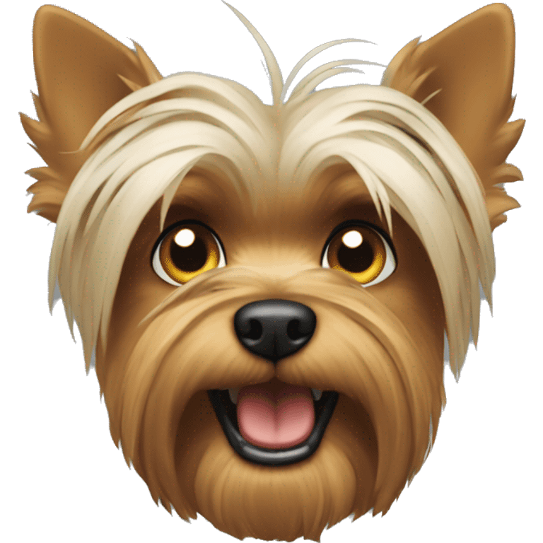 Angry yorkie emoji