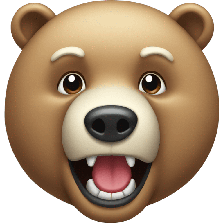 salivating bear emoji