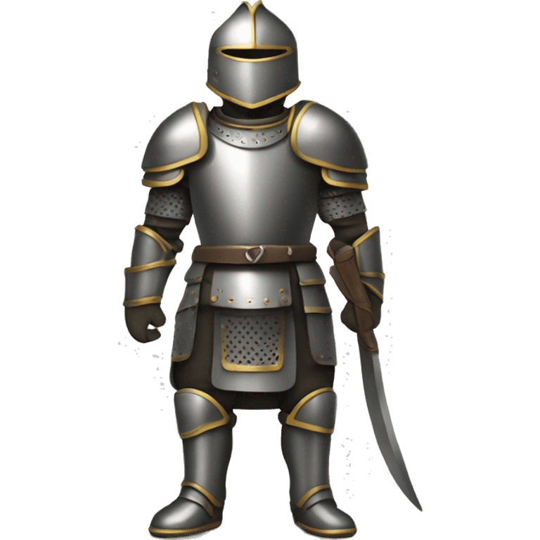 Armored figure emoji