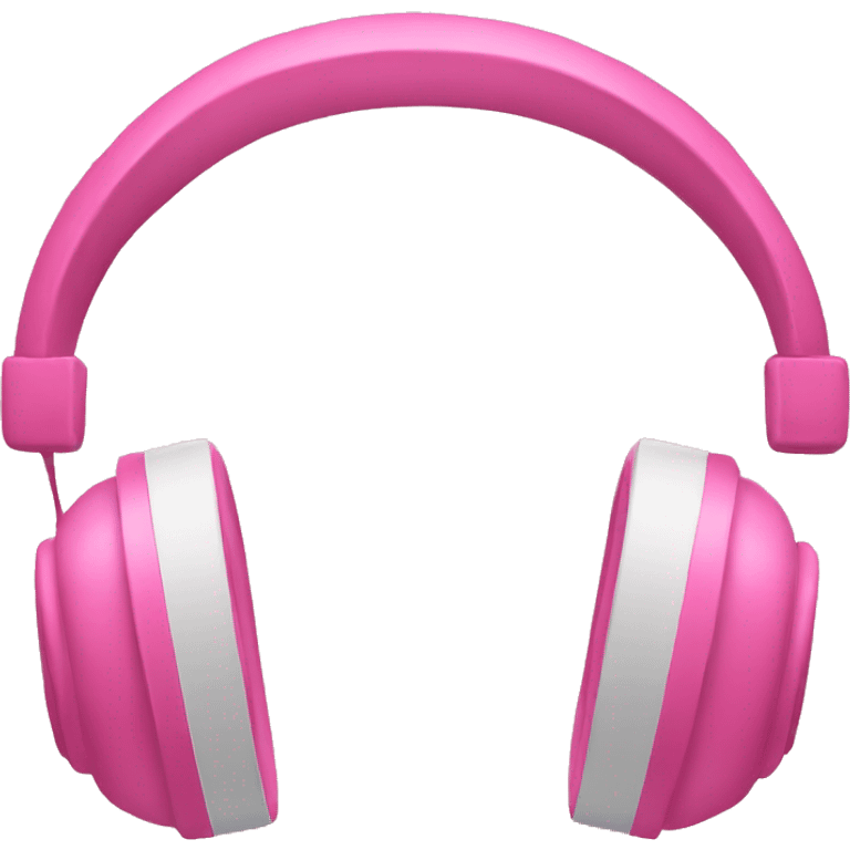 Pink headphones  emoji